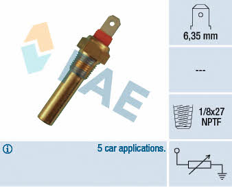 FAE 31640 Coolant temperature sensor 31640: Buy near me at 2407.PL in Poland at an Affordable price!