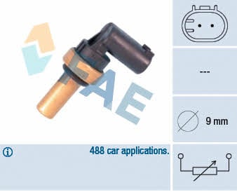 FAE 32710 Sensor, cylinder head temperature 32710: Buy near me in Poland at 2407.PL - Good price!