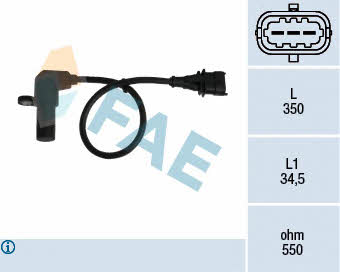 FAE 79069 Crankshaft position sensor 79069: Buy near me in Poland at 2407.PL - Good price!
