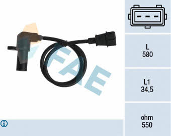 FAE 79075 Crankshaft position sensor 79075: Buy near me in Poland at 2407.PL - Good price!