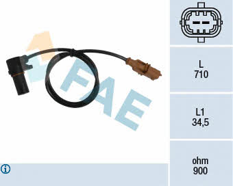 FAE 79077 Crankshaft position sensor 79077: Buy near me in Poland at 2407.PL - Good price!