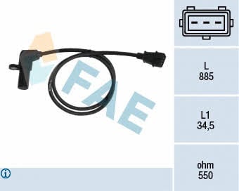 FAE 79078 Crankshaft position sensor 79078: Buy near me in Poland at 2407.PL - Good price!