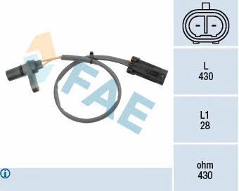 FAE 79190 Crankshaft position sensor 79190: Buy near me in Poland at 2407.PL - Good price!