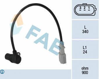 FAE 79198 Crankshaft position sensor 79198: Buy near me in Poland at 2407.PL - Good price!