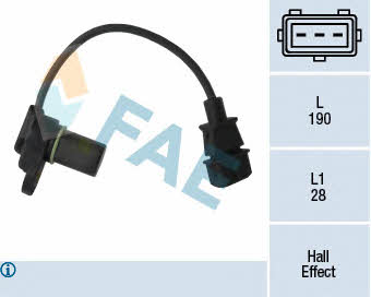 FAE 79236 Camshaft position sensor 79236: Buy near me in Poland at 2407.PL - Good price!