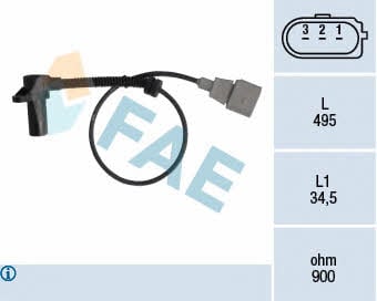FAE 79311 Crankshaft position sensor 79311: Buy near me in Poland at 2407.PL - Good price!