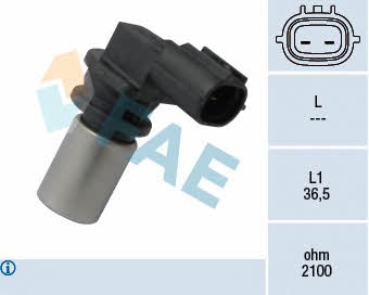FAE 79316 Crankshaft position sensor 79316: Buy near me in Poland at 2407.PL - Good price!