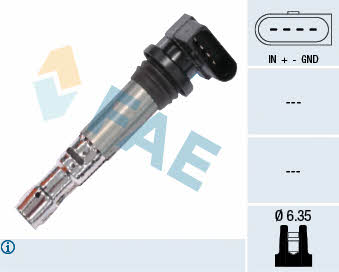 FAE 80201 Ignition coil 80201: Buy near me in Poland at 2407.PL - Good price!