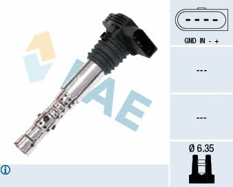 FAE 80202 Ignition coil 80202: Buy near me in Poland at 2407.PL - Good price!