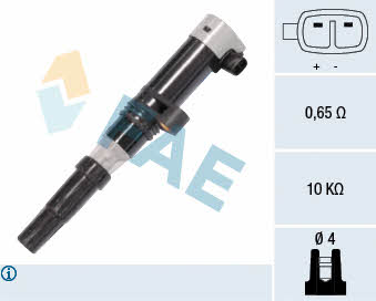 FAE 80203 Ignition coil 80203: Buy near me in Poland at 2407.PL - Good price!
