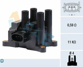 FAE 80214 Ignition coil 80214: Buy near me in Poland at 2407.PL - Good price!