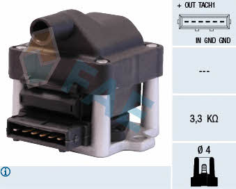 FAE 80219 Ignition coil 80219: Buy near me in Poland at 2407.PL - Good price!