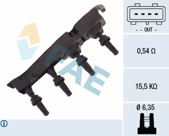 FAE 80235 Ignition coil 80235: Buy near me in Poland at 2407.PL - Good price!