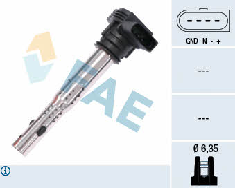 FAE 80240 Ignition coil 80240: Buy near me in Poland at 2407.PL - Good price!