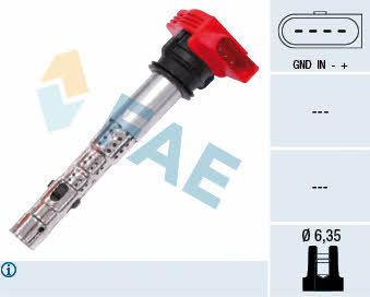 FAE 80248 Катушка зажигания 80248: Отличная цена - Купить в Польше на 2407.PL!