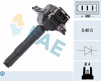 FAE 80252 Ignition coil 80252: Buy near me in Poland at 2407.PL - Good price!
