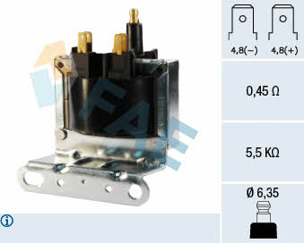 FAE 80261 Ignition coil 80261: Buy near me at 2407.PL in Poland at an Affordable price!