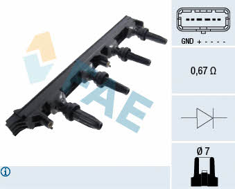FAE 80278 Ignition coil 80278: Buy near me at 2407.PL in Poland at an Affordable price!