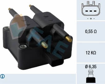 FAE 80295 Ignition coil 80295: Buy near me in Poland at 2407.PL - Good price!