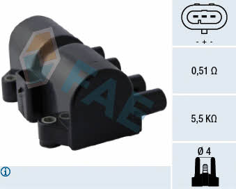 FAE 80317 Ignition coil 80317: Buy near me in Poland at 2407.PL - Good price!