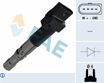 FAE 80327 Ignition coil 80327: Buy near me in Poland at 2407.PL - Good price!
