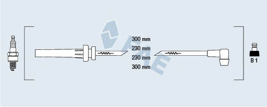 FAE 83982 Ignition cable kit 83982: Buy near me in Poland at 2407.PL - Good price!