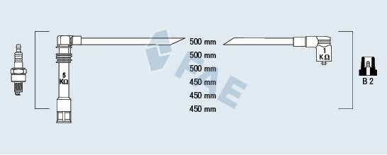 FAE 85062 Ignition cable kit 85062: Buy near me in Poland at 2407.PL - Good price!