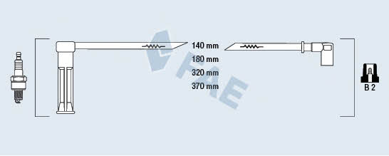 FAE 85115 Ignition cable kit 85115: Buy near me in Poland at 2407.PL - Good price!