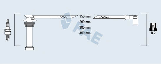 FAE 85125 Ignition cable kit 85125: Buy near me in Poland at 2407.PL - Good price!