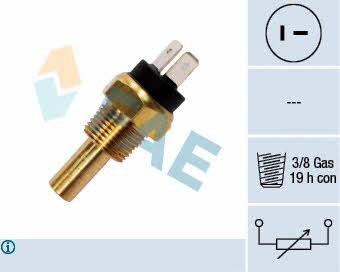 FAE 33800 Coolant temperature sensor 33800: Buy near me at 2407.PL in Poland at an Affordable price!