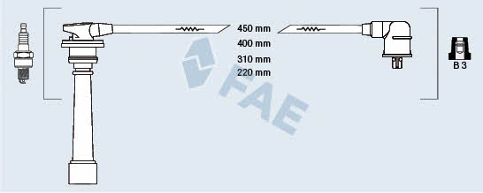 FAE 85394 Zündkabel kit 85394: Kaufen Sie zu einem guten Preis in Polen bei 2407.PL!