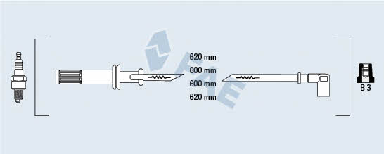 FAE 85620 Zündkabel kit 85620: Kaufen Sie zu einem guten Preis in Polen bei 2407.PL!