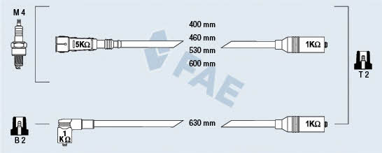FAE 85685 Провода высоковольтные, комплект 85685: Отличная цена - Купить в Польше на 2407.PL!