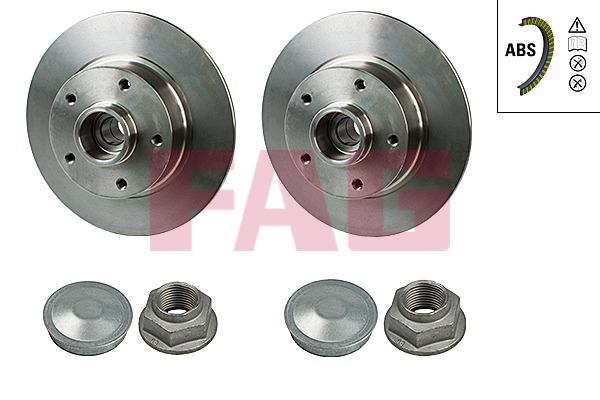 FAG 713 5311 50 Rear brake disc, non-ventilated 713531150: Buy near me at 2407.PL in Poland at an Affordable price!