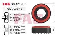 FAG 723 7036 10 Rear Wheel Bearing Kit 723703610: Buy near me in Poland at 2407.PL - Good price!
