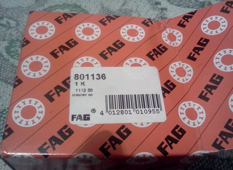 FAG 801136 Wheel hub bearing 801136: Buy near me in Poland at 2407.PL - Good price!