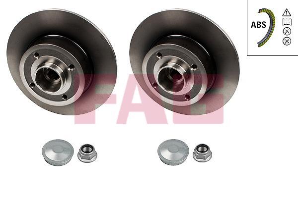 FAG 713 5310 20 Rear brake disc, non-ventilated 713531020: Buy near me in Poland at 2407.PL - Good price!