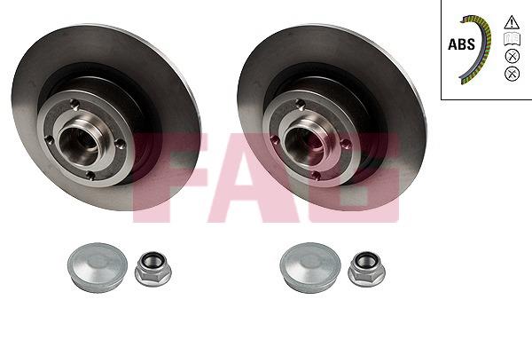 FAG 713 5310 30 Rear brake disc, non-ventilated 713531030: Buy near me in Poland at 2407.PL - Good price!