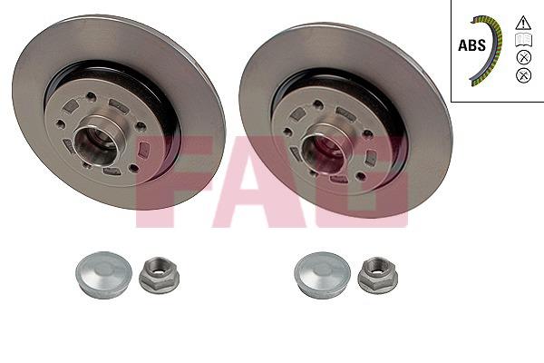FAG 713 5310 70 Rear brake disc, non-ventilated 713531070: Buy near me in Poland at 2407.PL - Good price!