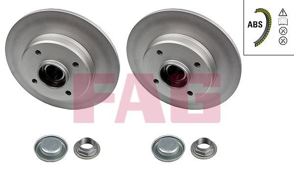 FAG 713 5406 00 Rear brake disc, non-ventilated 713540600: Buy near me in Poland at 2407.PL - Good price!