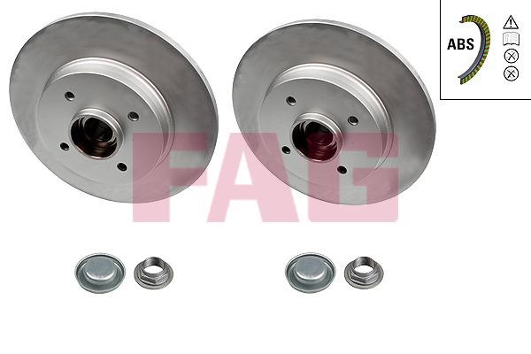 FAG 713 5406 20 Rear brake disc, non-ventilated 713540620: Buy near me in Poland at 2407.PL - Good price!