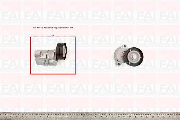 FAI T1007 V-ribbed belt tensioner (drive) roller T1007: Buy near me in Poland at 2407.PL - Good price!