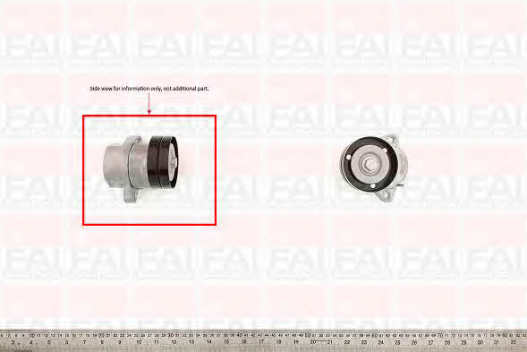 FAI T1009 V-ribbed belt tensioner (drive) roller T1009: Buy near me at 2407.PL in Poland at an Affordable price!