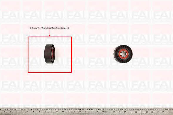 FAI T1023 V-ribbed belt tensioner (drive) roller T1023: Buy near me in Poland at 2407.PL - Good price!