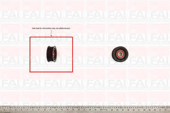 FAI T1032 V-ribbed belt tensioner (drive) roller T1032: Buy near me in Poland at 2407.PL - Good price!