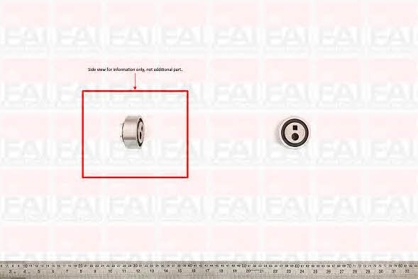 FAI T2919 Tensioner pulley, timing belt T2919: Buy near me in Poland at 2407.PL - Good price!