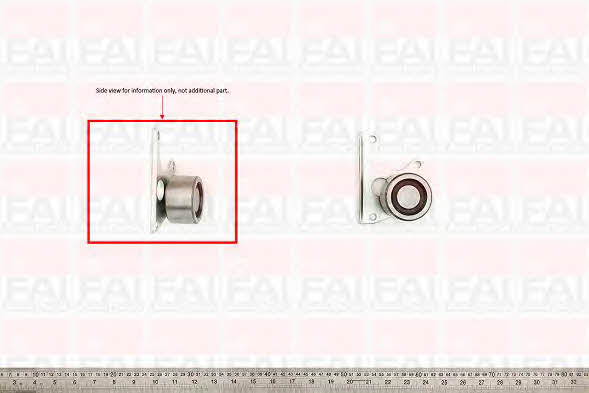 FAI T3002 Tensioner pulley, timing belt T3002: Buy near me at 2407.PL in Poland at an Affordable price!