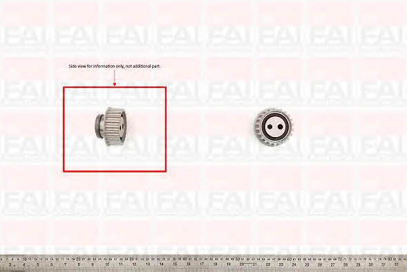 FAI T7611 Tensioner pulley, timing belt T7611: Buy near me in Poland at 2407.PL - Good price!