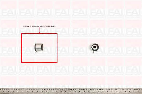 FAI T9267 Tensioner pulley, timing belt T9267: Buy near me in Poland at 2407.PL - Good price!