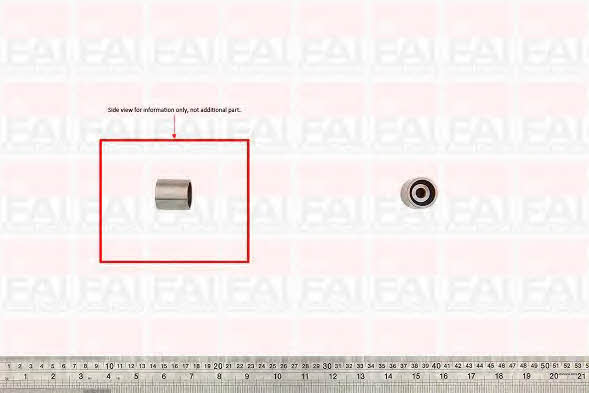 FAI T9344 Tensioner pulley, timing belt T9344: Buy near me in Poland at 2407.PL - Good price!
